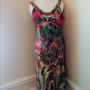 New Etro Johnny Was Multicolored print dress 40/6